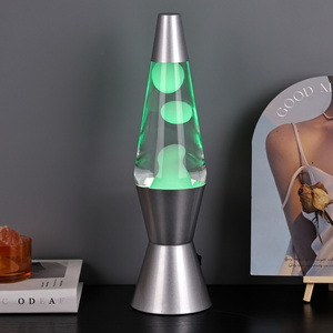 17 năm tùy chỉnh Bullet Shade màu xanh lá cây 15 inch trang trí nội thất Đồ chơi RGB thay đổi màu sắc 24V điều khiển LED Lava đèn với điện năng thấp hơn - Product Image 2