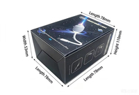 Projecteur USB Galaxie avec Veilleuse, 12 Diapositives Interchangeables, Lampe Projecteur Ciel Étoilé pour Chambre d'Enfant et Décoration Intérieure