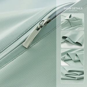 Polo personnalisé avec logo brodé, t-shirts de golf imprimés, polos uniformes, polos promotionnels en nylon, polos de travail pour hommes - Product Image 4