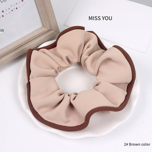 Crème MUJU, cravates vintage françaises, accessoires pour cheveux de femme, chouchous - Product Image 4