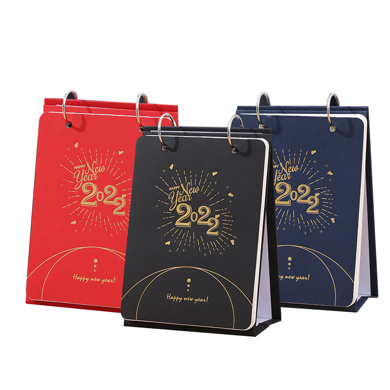 Custom 2022 Wholesale Printing Table Calendar Customized Office Home Perpetual Daily photo Desk Calendar