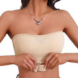 <span class=keywords><strong>Reggiseno</strong></span> a <span class=keywords><strong>fascia</strong></span> senza ferretto da donna, senza spalline, push-up, antiscivolo, modellante; un bustier modellante che solleva e rassoda - Product Image 5