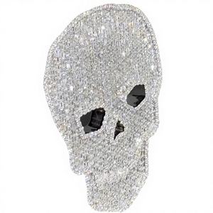 Iced Out Skull Hip Hop Pendant for Men VVS1 D Moissanite 925 Silver Luxury Certified Rhodium Plated Custom <b>Chain</b> <b>Rapper</b> Jewelry - Product Image 1