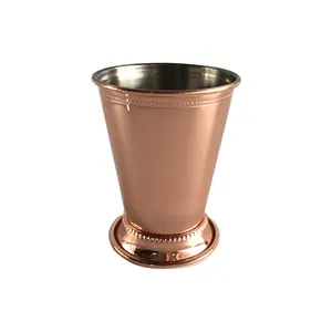 Woodford Reserve bourbon whiskey metal mint julep cups