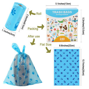 Sacchetti <span class=keywords><strong>Profumati</strong></span> per Pannolini con Manico a Nastro, Sacchetti di Plastica Usa e Getta per Rifiuti, Sacchetti Tipo T-shirt - Product Image 5