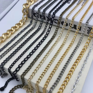 Metal Chain Bag Extension Chain Aluminum <b>Oxidation</b> Process For DIY Handbags Crossbody Bags Accessories - Product Image 1