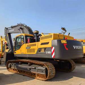 Excavadoras sobre orugas de 48 toneladas originales de segunda mano, excavadoras usadas, maquinaria de construcción de ingeniería Volvo EC480 a la venta - Product Image 2