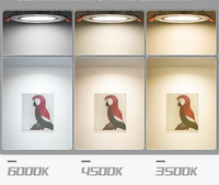 Spots encastrés LED, luminaires de plafond LED, spots domestiques à trois faisceaux, appliques murales réglables à 3 watts avec rendu des couleurs élevé