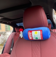 Jouets en peluche personnalisés, vente chaude, décoration de voiture, bouteille de protoxyde d'azote NOS, jouets en peluche, coussin de siège de voiture, coussin en peluche, coton PP, OEM