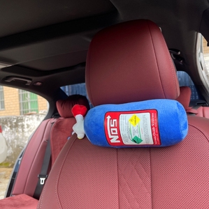 Özel Peluş Oyuncaklar Çok Satan Araba Süsü NOS Azot Oksit Tüpü Dolgulu Oyuncaklar Araba Boyun Yastığı Koltuk Peluş Minderi PP Pamuk OEM - Product Image 3