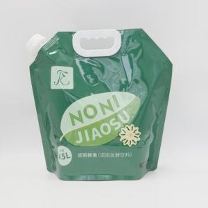 Disposable To Go Drink <b>Bag</b> Stand Up Spout Pouch Takeaway Beverage <b>Packaging</b> <b>Bag</b> - Product Image 2