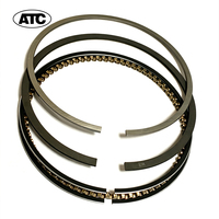 Segment de piston ATC 4G18 pour moteur Mitsubishi 4 cylindres. Diamètre du cylindre : 76 mm, joint d'étanchéité MD361982