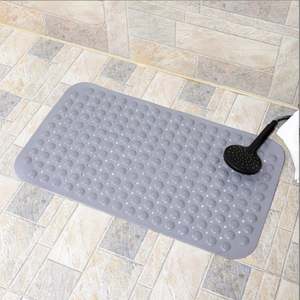 Tapis de nettoyage de message de pied antidérapant pour la salle de bain tapis de douche à séchage rapide en Silicone PVC écologique pour un usage domestique - Product Image 5