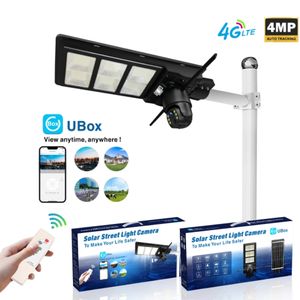 4MP Ubox açık su geçirmez CCTV güvenlik kamera LED 4G güneş sokak işık gece görüş için gözetim için güneş sokak - Product Image 1