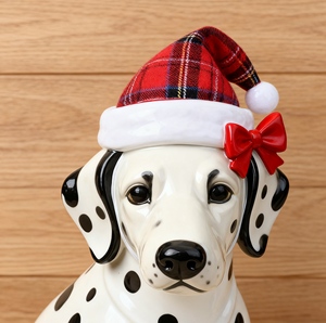 Meilleures ventes en gros d'usine, chapeaux pour animaux de compagnie en velours rayé multicolore de Noël, pour chats et chiens - Product Image 3