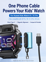 Adaptateur de chargeur magnétique USB-C SIKAI pour montre connectée Huawei Kids Watch X1/Pro/5X/5 Pro/4X – Convertisseur de charge de secours portable pour les voyages des enfants