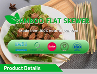 Tusuk Gigi Kayu Biodegradable Custom Print untuk Layanan Makanan dan Acara