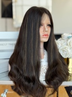 Perruque Sheitel SHY 2026 en Cheveux Humains Premium, Design Modeste, Bonnet Médical, Cheveux Ondulés, Fournisseur pour Salons de Coiffure