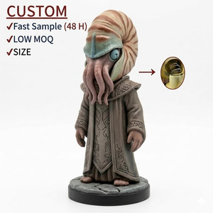 Statuetta Bobblehead Personalizzata in Resina di Cthulhu, Figurina Artistica Artigianale Ispirata ai Miti Horror per Collezione e Decorazione - Product Image 5