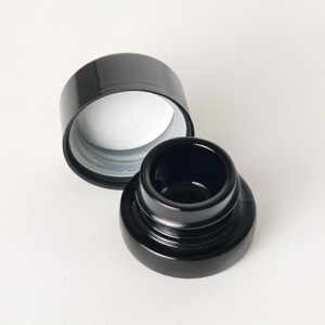 Pot en verre Cannacoast 3ml 5ml 9ml UV Violet Noir Opale Blanc Opale, pot en verre CR, à l'épreuve des enfants, rond, pour concentré - Product Image 1