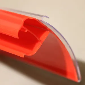 Ücretsiz örnek süpermarket süpermarket için raf işaretleri metal raf klipleri PVC plastik şerit
