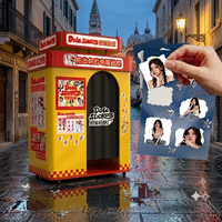 Cabina de Fotos Instantáneas Interactiva DOLA, Impresión Automatizada de Autoservicio, Compatible con Múltiples Dispositivos, Cámaras Réflex, NFC/Wi-Fi, Smartphones