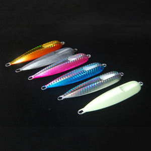 Esca da Slow Jigging Luminosa da 40g a 300g Inchiku Bottom Ship in Metallo e Gonnellino a Polpo con Assist Hook per Pesca - Product Image 2