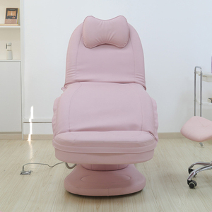 Sang Trọng Hiện Đại Màu Hồng Massage Bảng Mỹ Phẩm Spa Giường Điện 4 Động Cơ Vẻ Đẹp Trên Khuôn Mặt Salon Lash Giường Cho Bán - Product Image 3