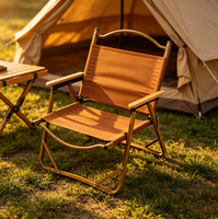 Chaise pliante portable en alliage d'aluminium pour camping, ensemble table et chaise d'extérieur pour entrepôt et parc