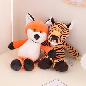 Juguetes de Peluche Súper Suaves de los <span class=keywords><strong>Hermanos</strong></span> del Bosque, León, Tigre, Elefante, Jirafa, Perro, Animales de Peluche, Muñecos Pequeños para Niños, Regalo de Cumpleaños - Product Image 4