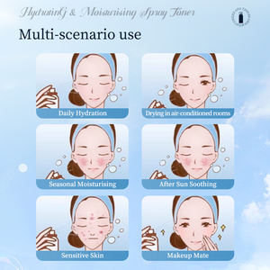 Semprotan Pelembap Chamomile 180ml yang Laris Manis, Menenangkan & Merelaksasi Kulit Wajah, Hipoalergenik untuk Kulit Sensitif - Product Image 4