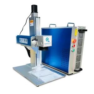 Quantum 200w 300w raycus jpt IPG mopa fiber laser marking machine for metal stainless steel plate silver gold