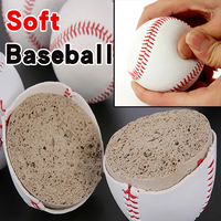 Balles de Baseball faites à la main de 9 pouces, caoutchouc PVC souple, balles de Baseball en bois dur de liège pour l'entraînement, OEM bienvenue