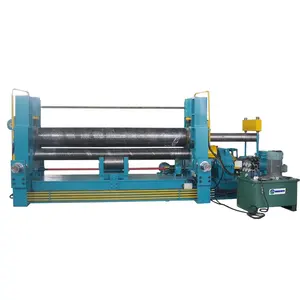 Hướng dẫn sử dụng không đối xứng tấm thép kim loại Rolling Machine 3 con lăn Máy uốn