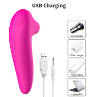 Wiederauf ladbarer Mini Size Clitoral Nipple Sucker Vibrator Brust saugen Klitoris Erotischer Stimulator Weiblicher Mastur bator