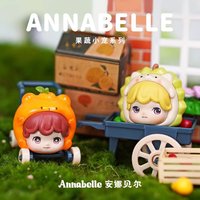 Vente en gros transfrontalière Bop Toys Annabelle Fruit Vegetable Pet Beans Cutie Figurine de collection en PVC Boîte mystère Échelle 1/12 Cadeau pour fille