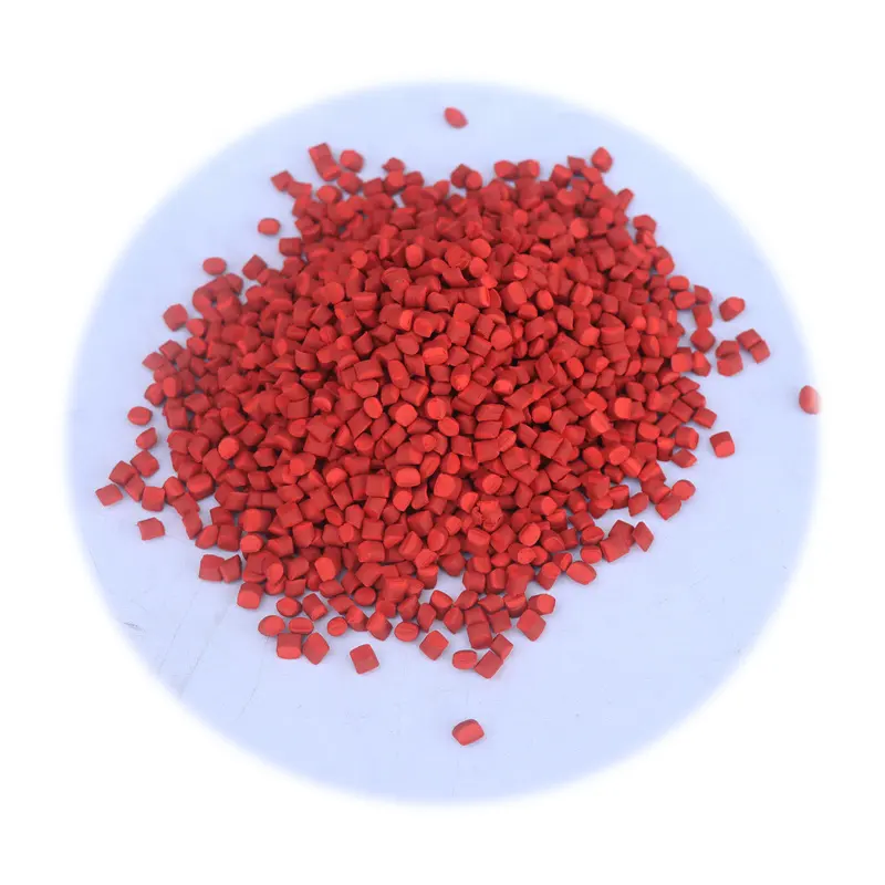 Rood Pigment Masterbatch Plastic Folie Verven Masterbatch Kleur Voor Plastic Kantoorbenodigdheden