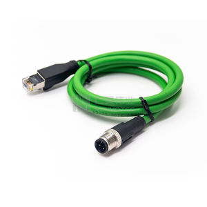 M12 5 פין כבל 300mm מחבר כדי RJ45 ממיר זכר לנקבה B קוד - Product Image 4