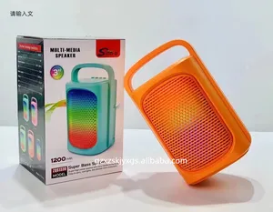 Lớn bên loa RGB ánh sáng không dây loa di động Pin Loa CE FCC với RGB ánh sáng không dây