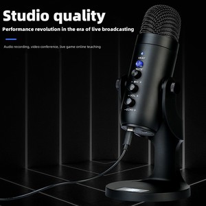 Microphone à condensateur USB, voix mangeant du poulet, cours en ligne, ordinateur de bureau, jeu, hôte, réunion de chant - Product Image 2