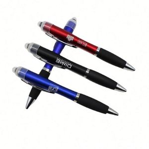 Cadeaux promotionnels, stylo tactile à LED, stylo à bille pour mobile, stylo à bille en plastique avec logo - Product Image 4