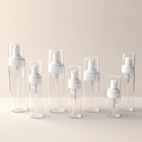 Flacon pompe en mousse PET 30ML-200ML pour couleur personnalisée, pour nettoyant visage, shampoing, lotion, avec impression personnalisée