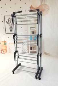 <span class=keywords><strong>ราว</strong></span><span class=keywords><strong>ตาก</strong></span><span class=keywords><strong>ผ้า</strong></span>โลหะแบบพับได้ 4 ชั้น ประหยัดพื้นที่ ขยายได้ ถอดประกอบได้ สำหรับห้องน้ำ รุ่นขายดี PT-8033 - Product Image 4