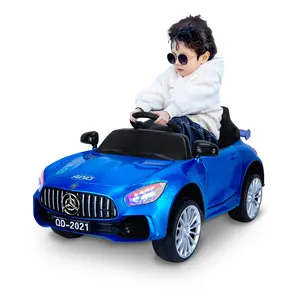 Voitures à pédales pour enfants jouets d'apprentissage 2023 Benzp AMG voiture de sport électrique RC 2.4G 6V/12V grande batterie 380W moteur voiture à bascule précoce