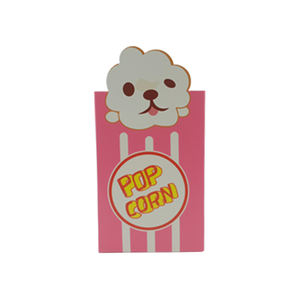 กล่องป๊อปคอร์นพลาสติกลายแถบสีแดงสำหรับเทศกาลคริสต์มาสแพ็คไก่แบบปรับแต่งได้ - Product Image 1