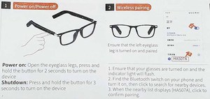 2026 Open Ear AI Smart Glasses <b>Bluetooth</b> Audio Sunglasses Wireless Smart Eyewear for Men Women Wholesale - Product Image 2