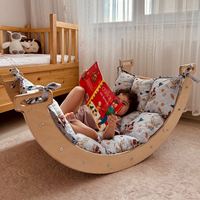 Ensemble de décoration de chambre d'enfant Montessori, rampe d'escalade en bois et balançoire, grimpeur pour bébé pour chambre à coucher, salle à manger, salon, OEM