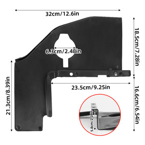 Tapa Decorativa Negra para el Tanque de Refrigerante del Motor, para Dodge Challenger Warhorse 11-21, Pieza de Modificación de Automóvil en ABS - Product Image 3