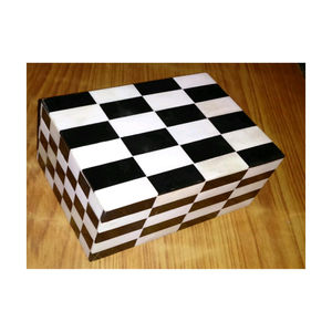 Boîtes en résine de bois vintage écologiques de haute qualité, forme rectangulaire, design multifonctionnel, surface 100% polie pour le rangement - Product Image 1