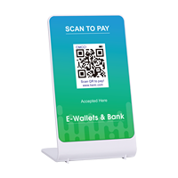 Générateur de Code QR F91 Terminal de paiement de Code QR dynamique Affichage de Code QR dynamique avec boîte sonore de haut-parleur vocal